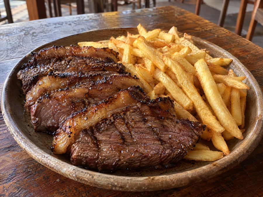 Picanha com fritas
